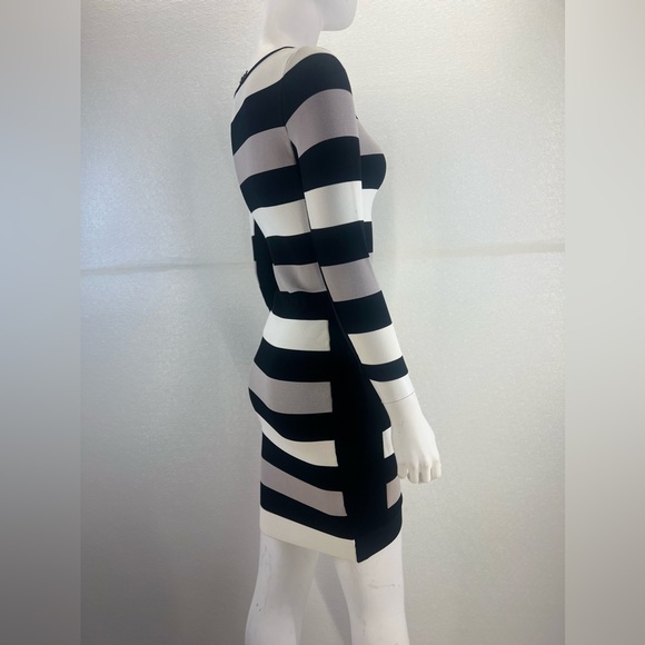 NWOT BCBG Max Azria Kendall Striped Bandage Dress SIZE SMALL - Picture 8 of 17